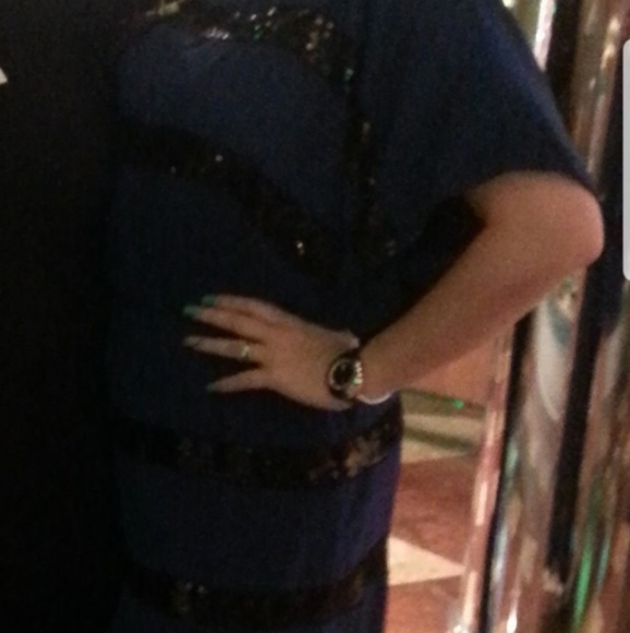 Jessica Simpson Dolman Sleeve Dress w/ Sequin - Picture 5 of 5